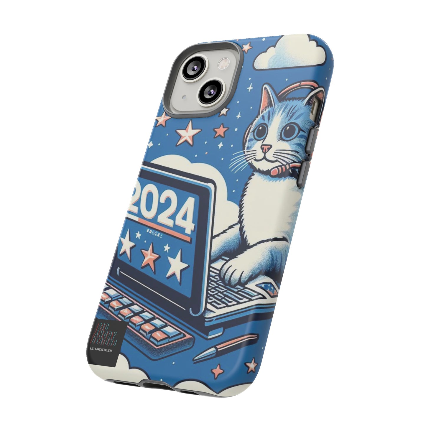 BIGxXxANGRY DESIGNS "2024  Kitty" Protective Phone Case