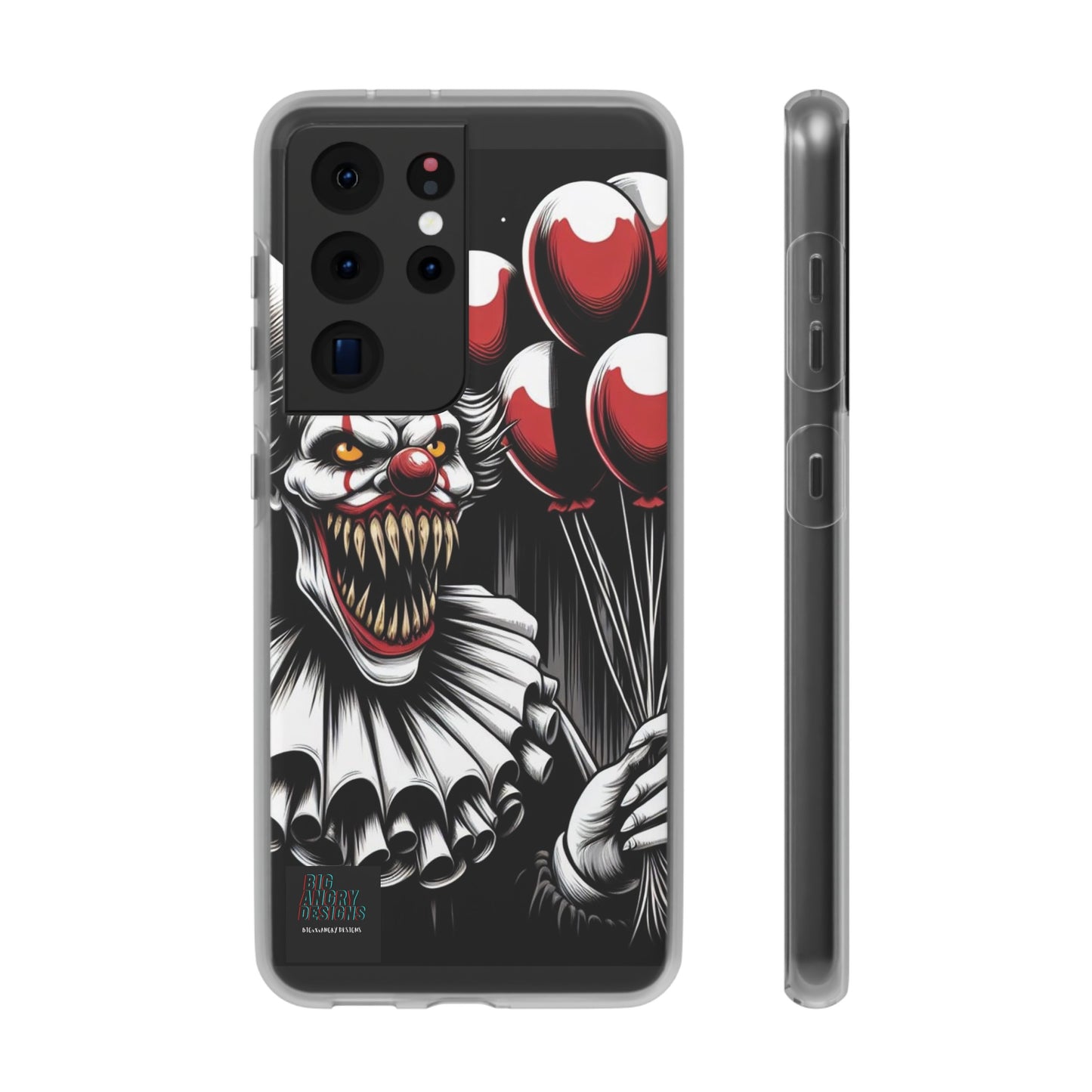 BIGxXxANGRY DESIGNS "BUBBLES THE CLOWN" Flex Case