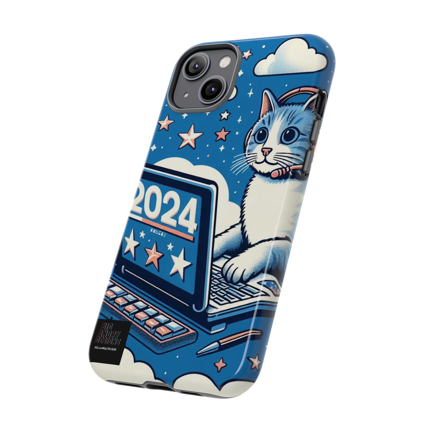 BIGxXxANGRY DESIGNS "2024  Kitty" Protective Phone Case