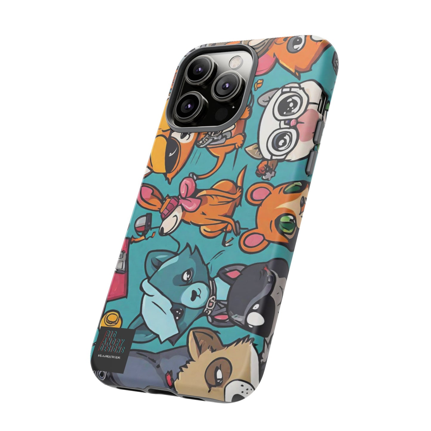 BIGxXxANGRY DESIGNS  "Paw Pals" Protective Phone Case