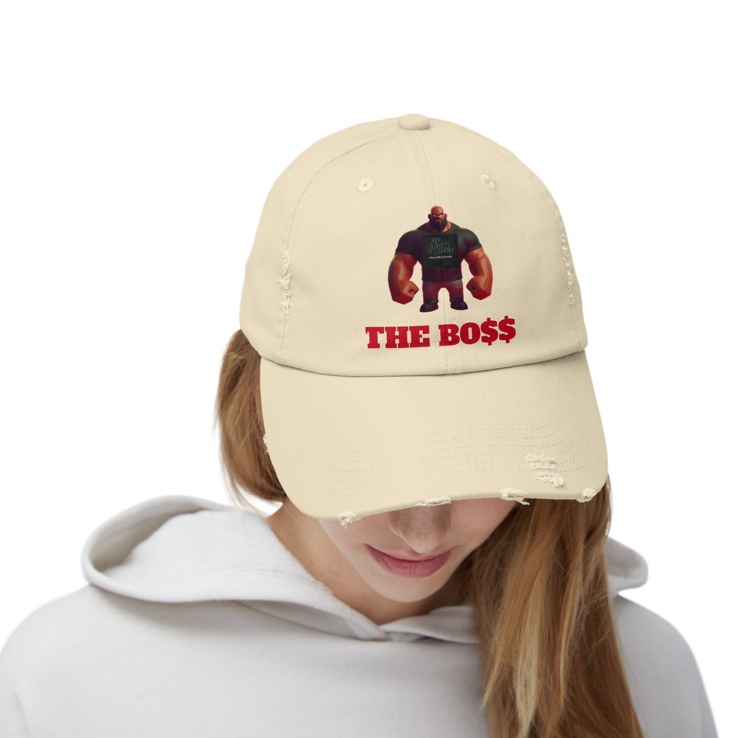 BIGxXxANGRY DESIGNS "THE BO$$" LOGO HAT