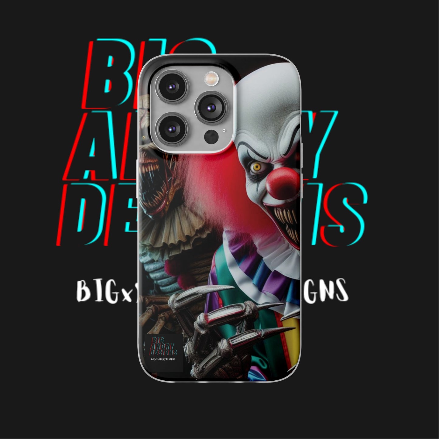 BIGxXxANGRY DESIGNS "Coulrophobia" Flex Case