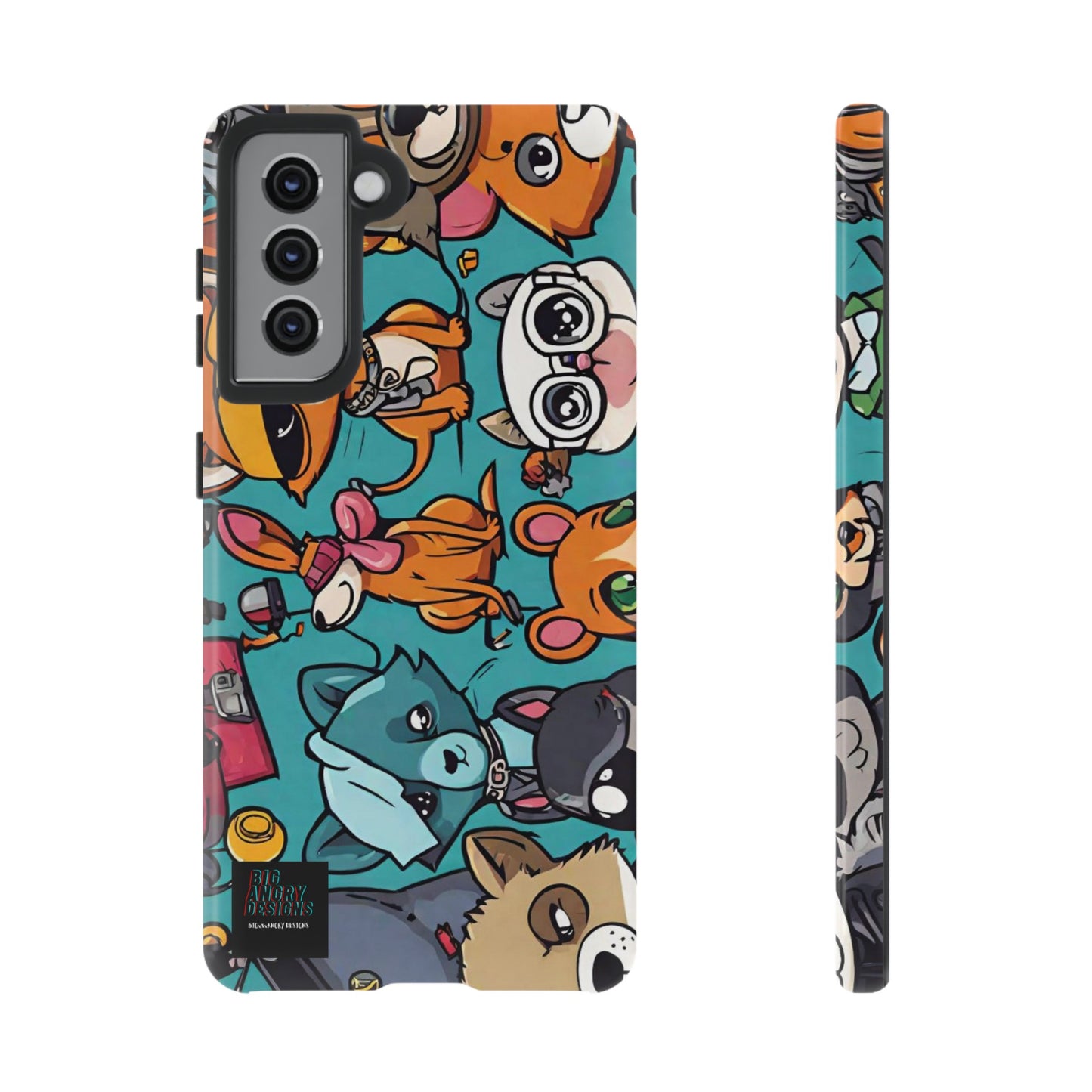 BIGxXxANGRY DESIGNS  "Paw Pals" Protective Phone Case