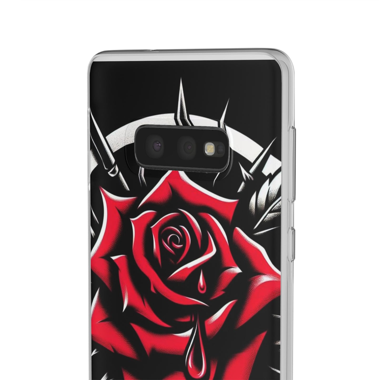 BIGxXxANGRY DESIGNS "Blood Rose" Flex Case