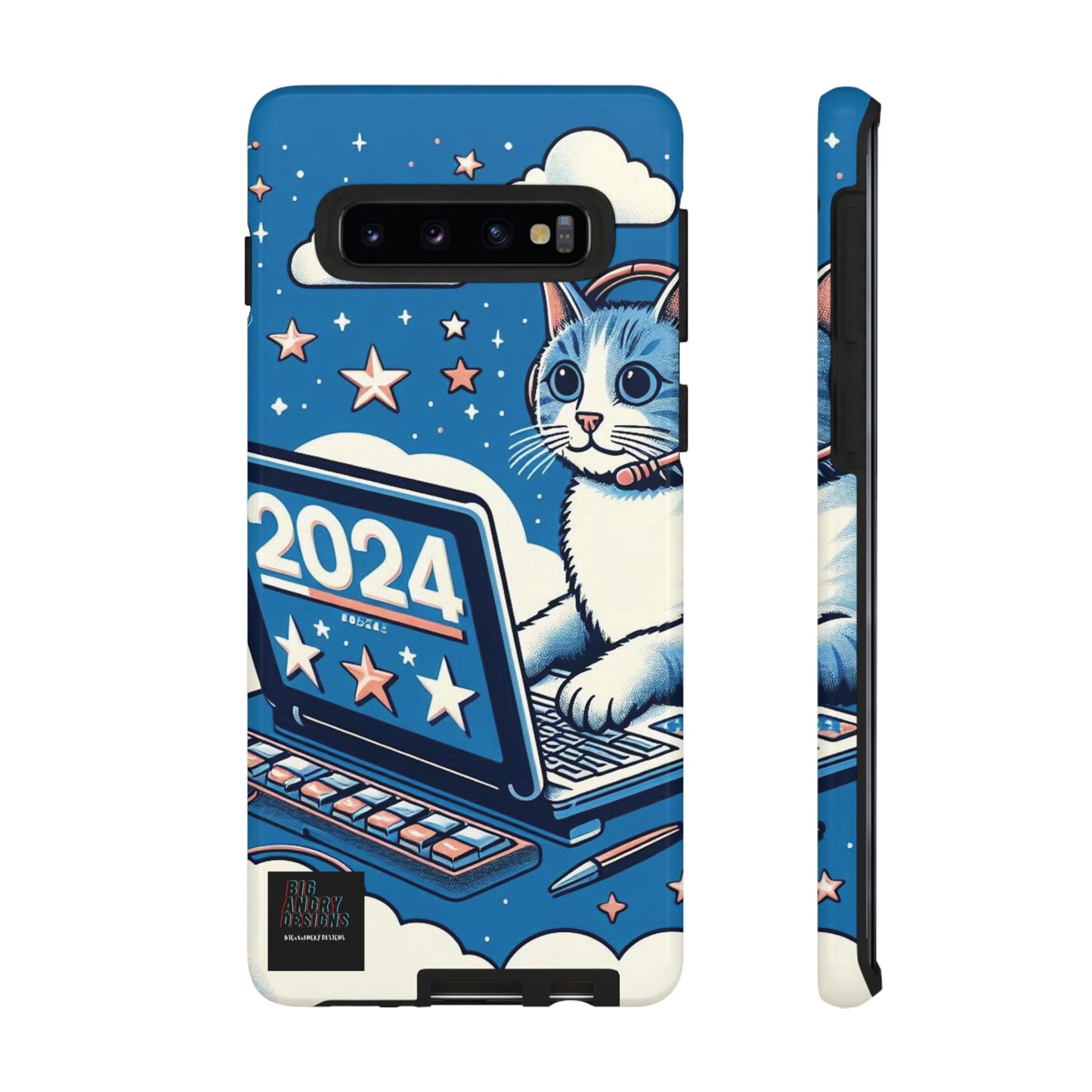 BIGxXxANGRY DESIGNS "2024  Kitty" Protective Phone Case