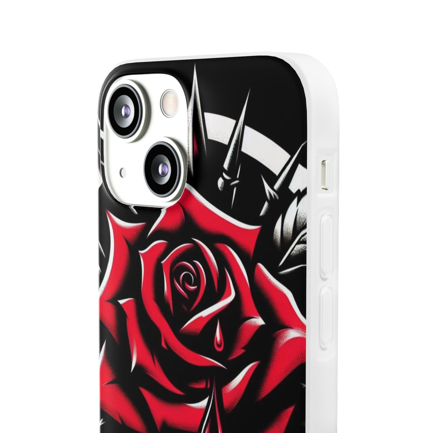 BIGxXxANGRY DESIGNS "Blood Rose" Flex Case