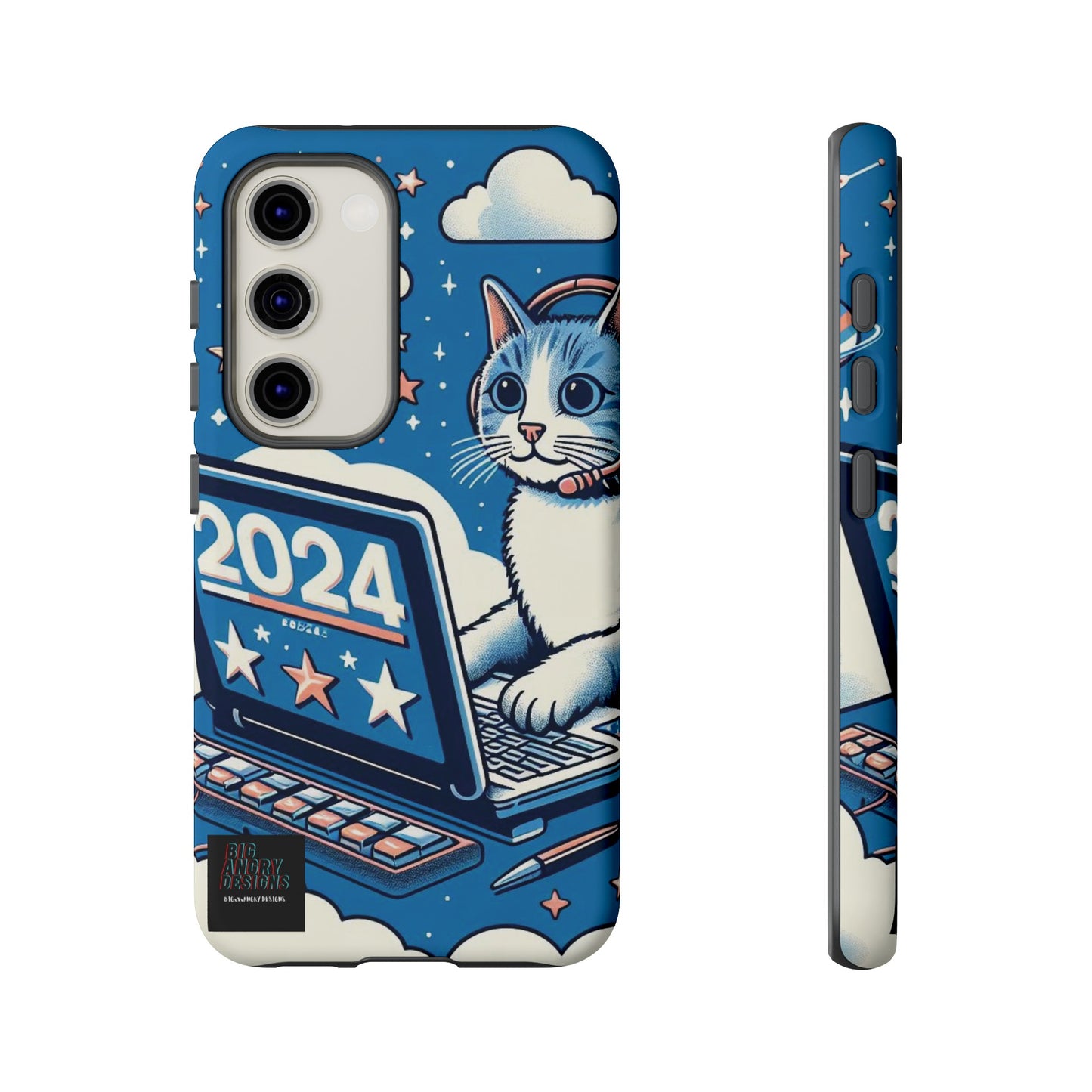 BIGxXxANGRY DESIGNS "2024  Kitty" Protective Phone Case