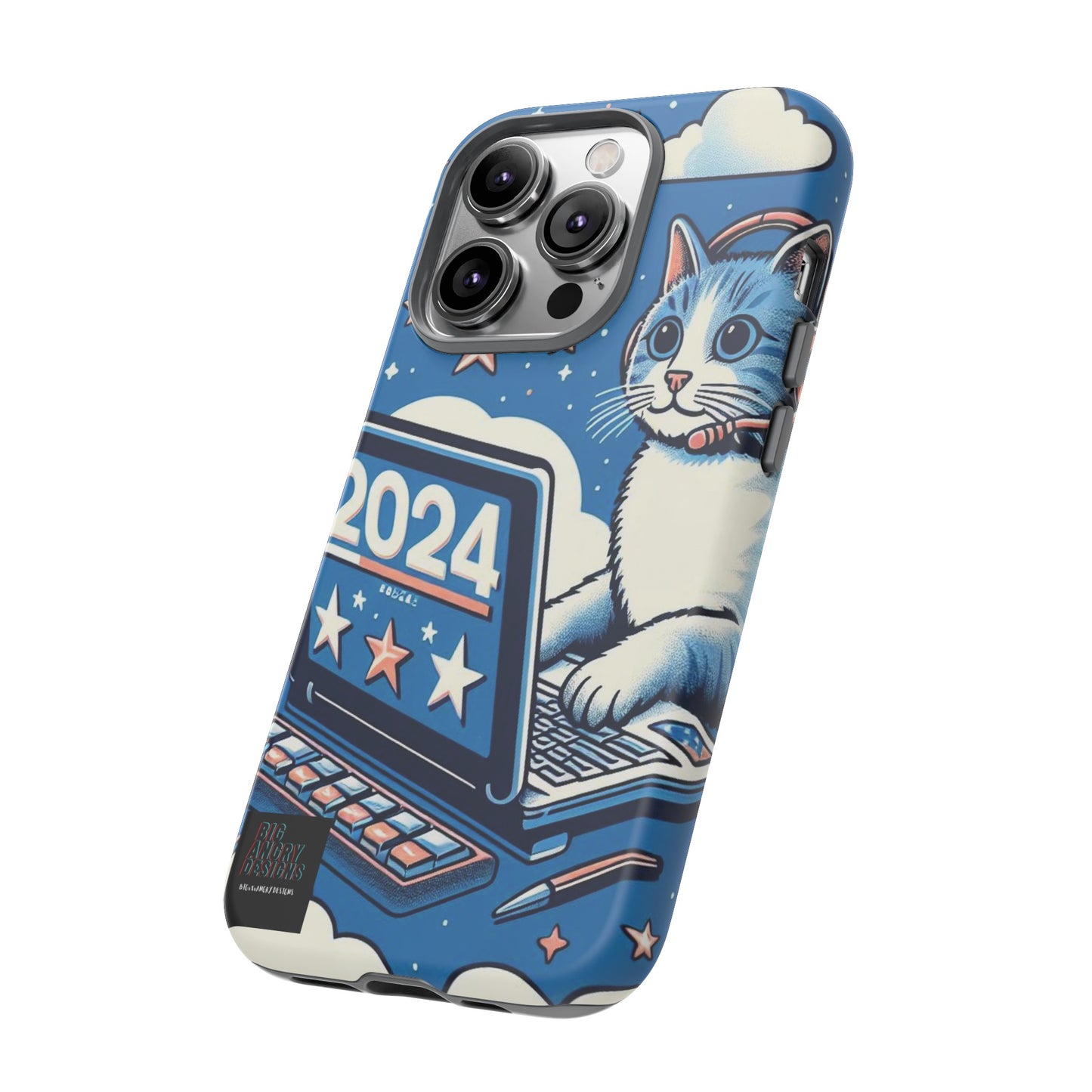 BIGxXxANGRY DESIGNS "2024  Kitty" Protective Phone Case