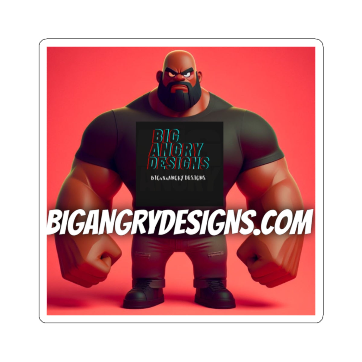 BIGxXxANGRY DESIGNS "BIG ANGRY" STICKERS