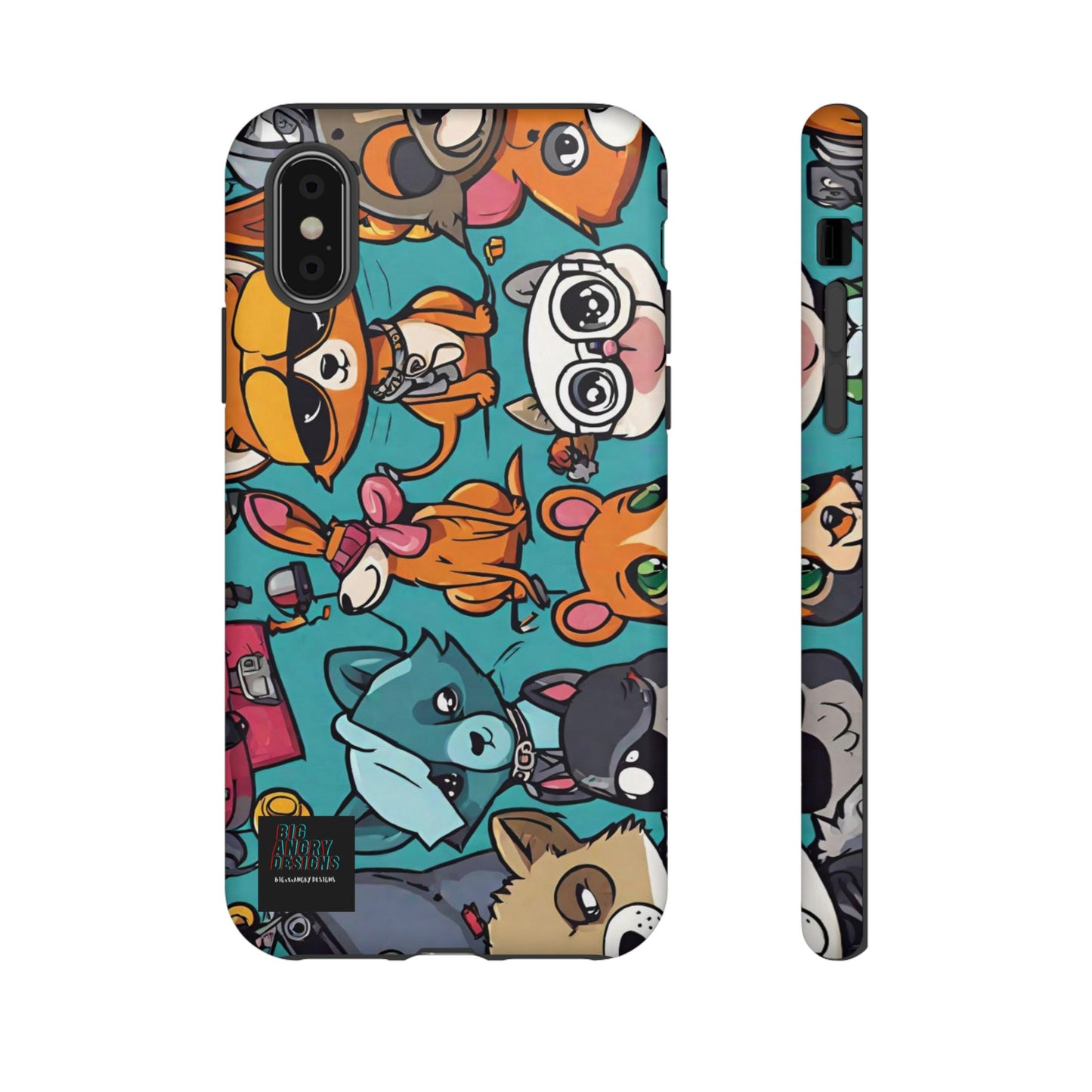 BIGxXxANGRY DESIGNS  "Paw Pals" Protective Phone Case