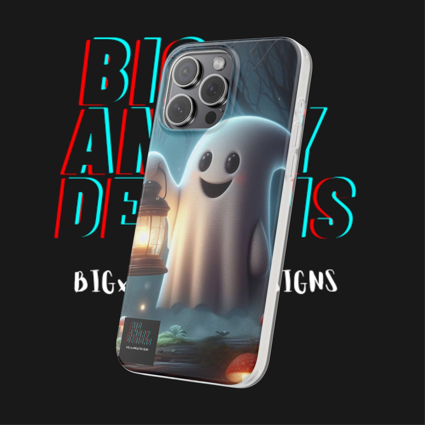 BIGxXxANGRY DESIGNS  "BOO BUDDY" FLEX PHONE CASE