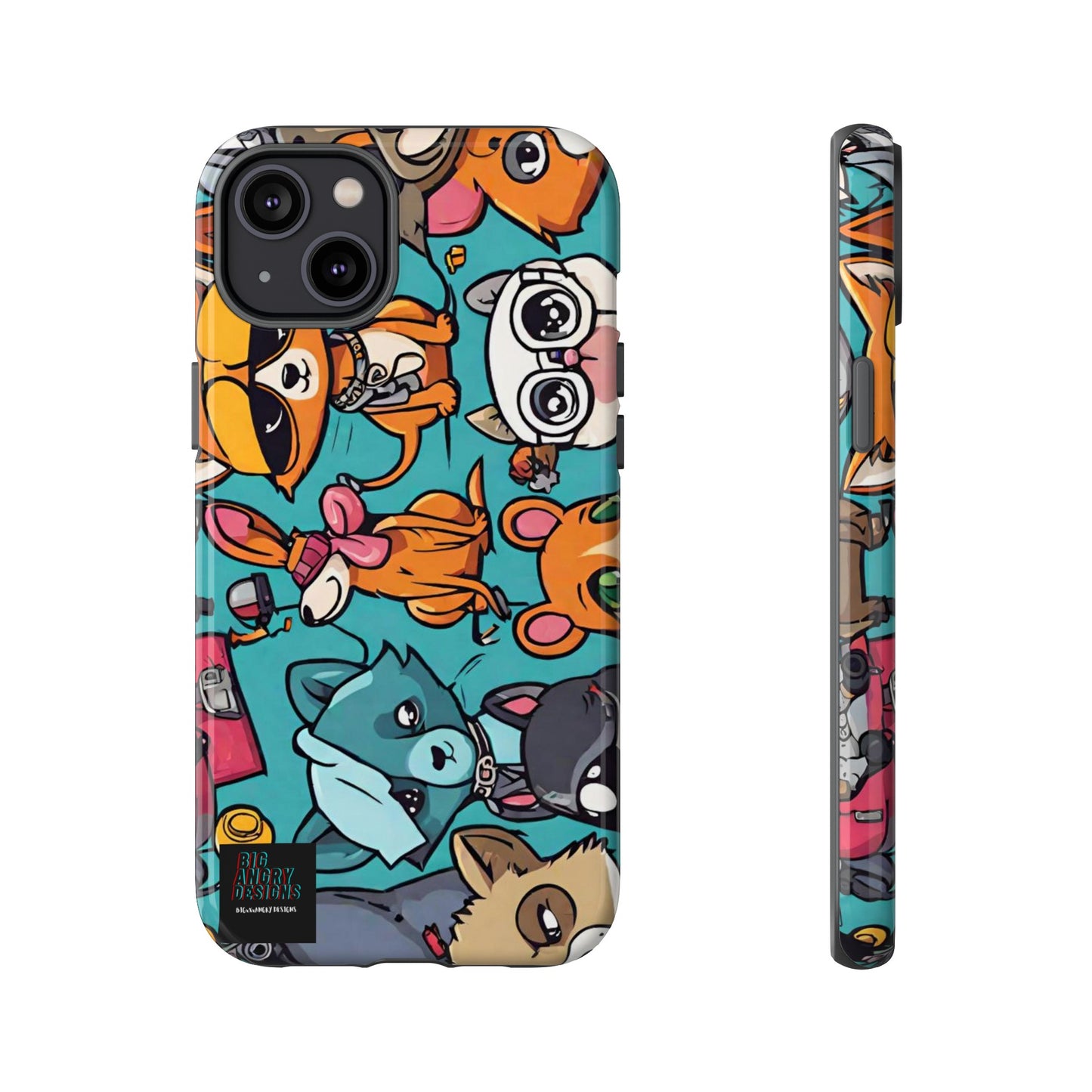 BIGxXxANGRY DESIGNS  "Paw Pals" Protective Phone Case