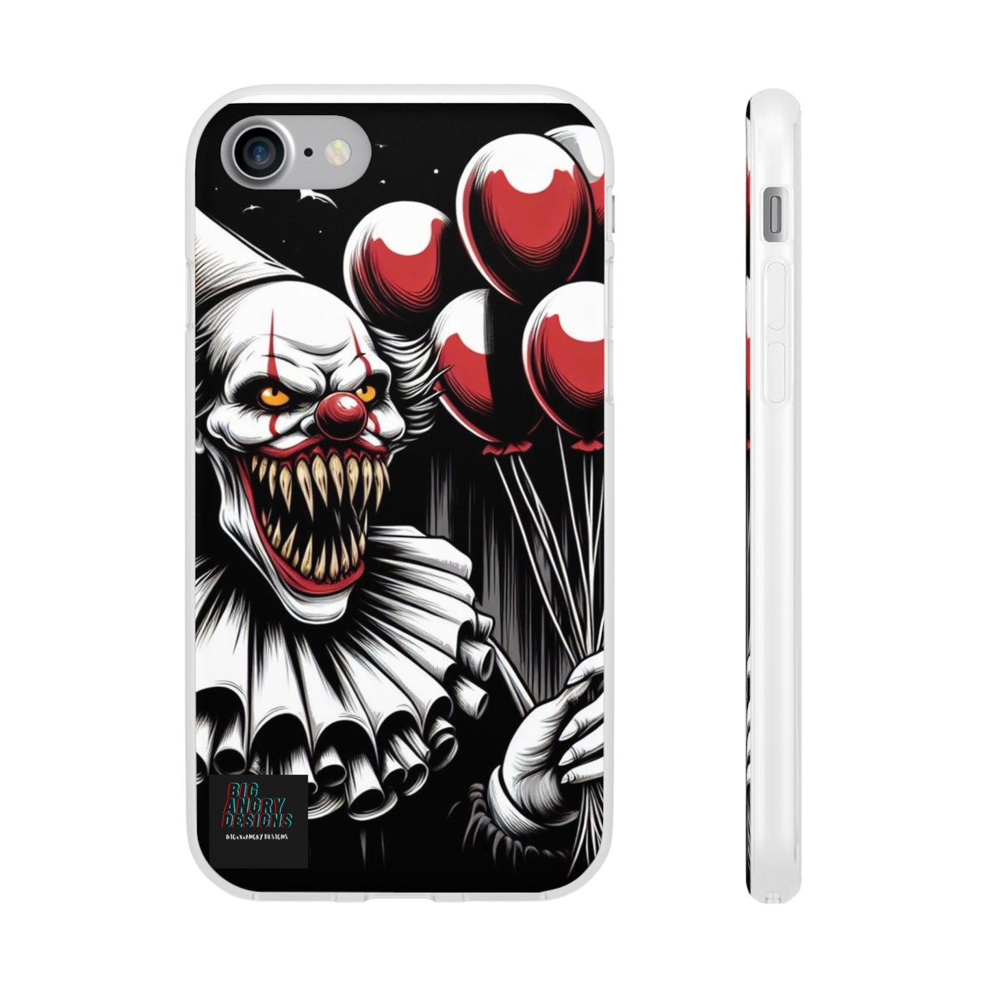 BIGxXxANGRY DESIGNS "BUBBLES THE CLOWN" Flex Case