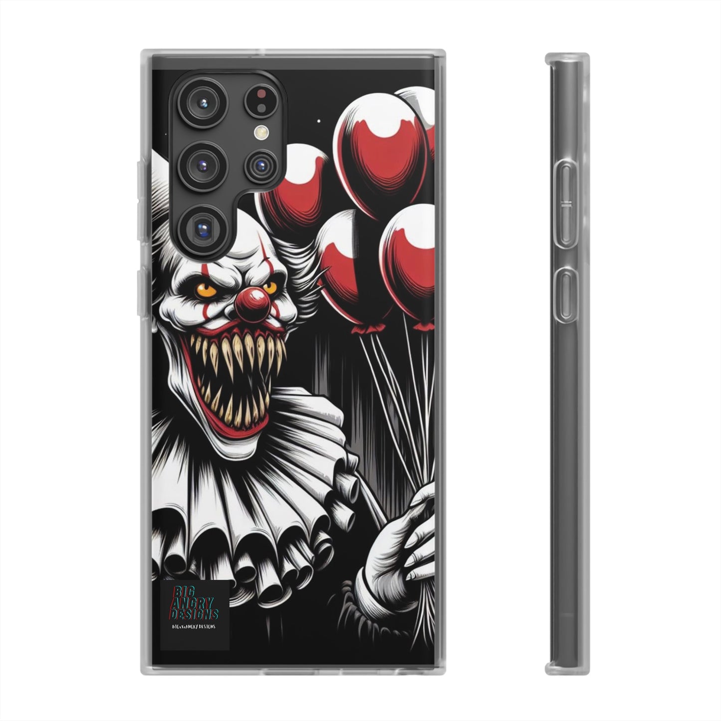 BIGxXxANGRY DESIGNS "BUBBLES THE CLOWN" Flex Case