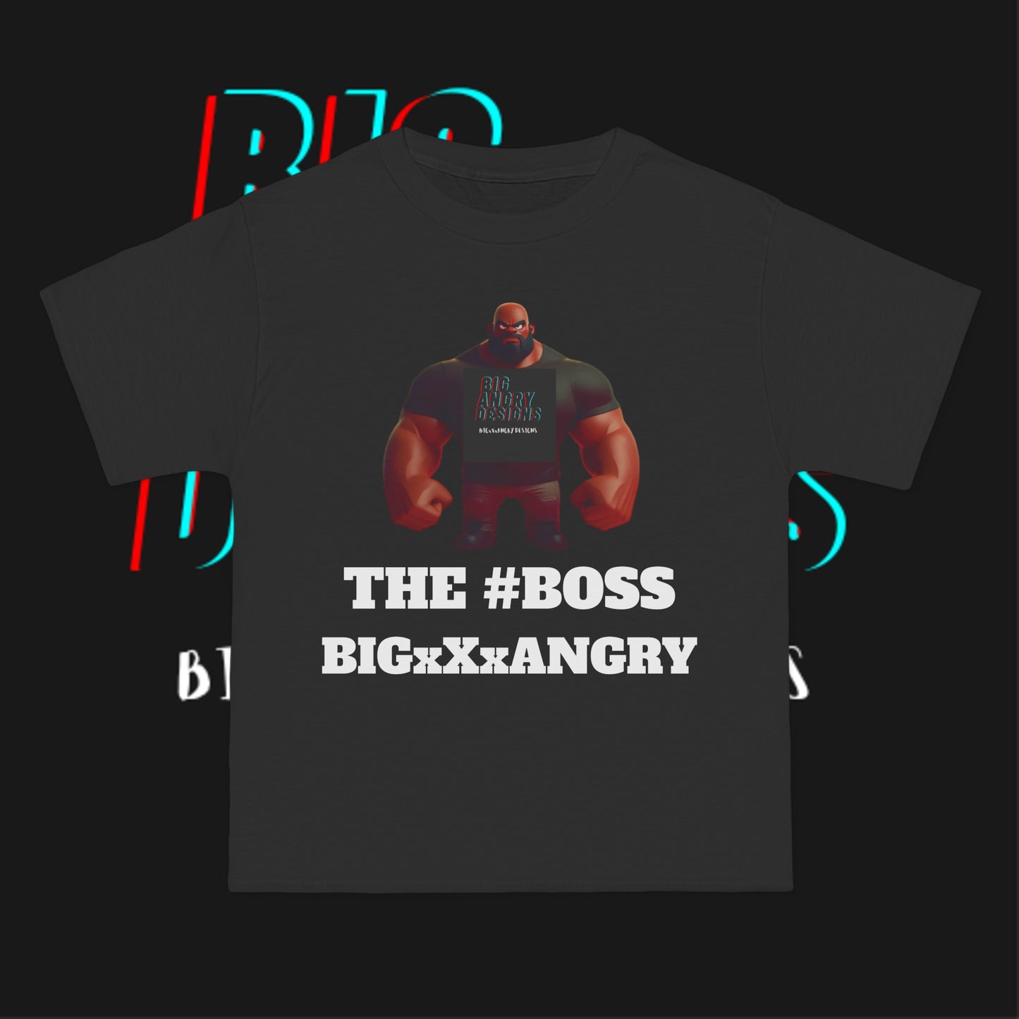 BIGxXxANGRY DESIGNS "THE #BOSS" T-SHIRT