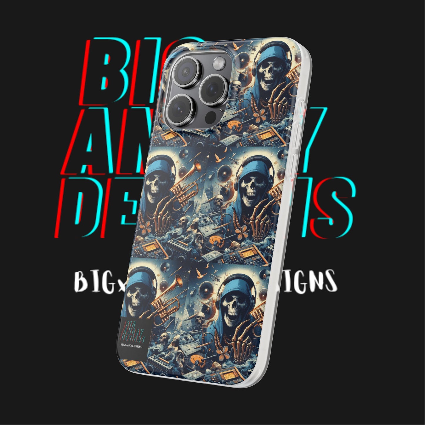 BIGxXxANGRY DESIGNS "COSMIC JAM" Flex Case