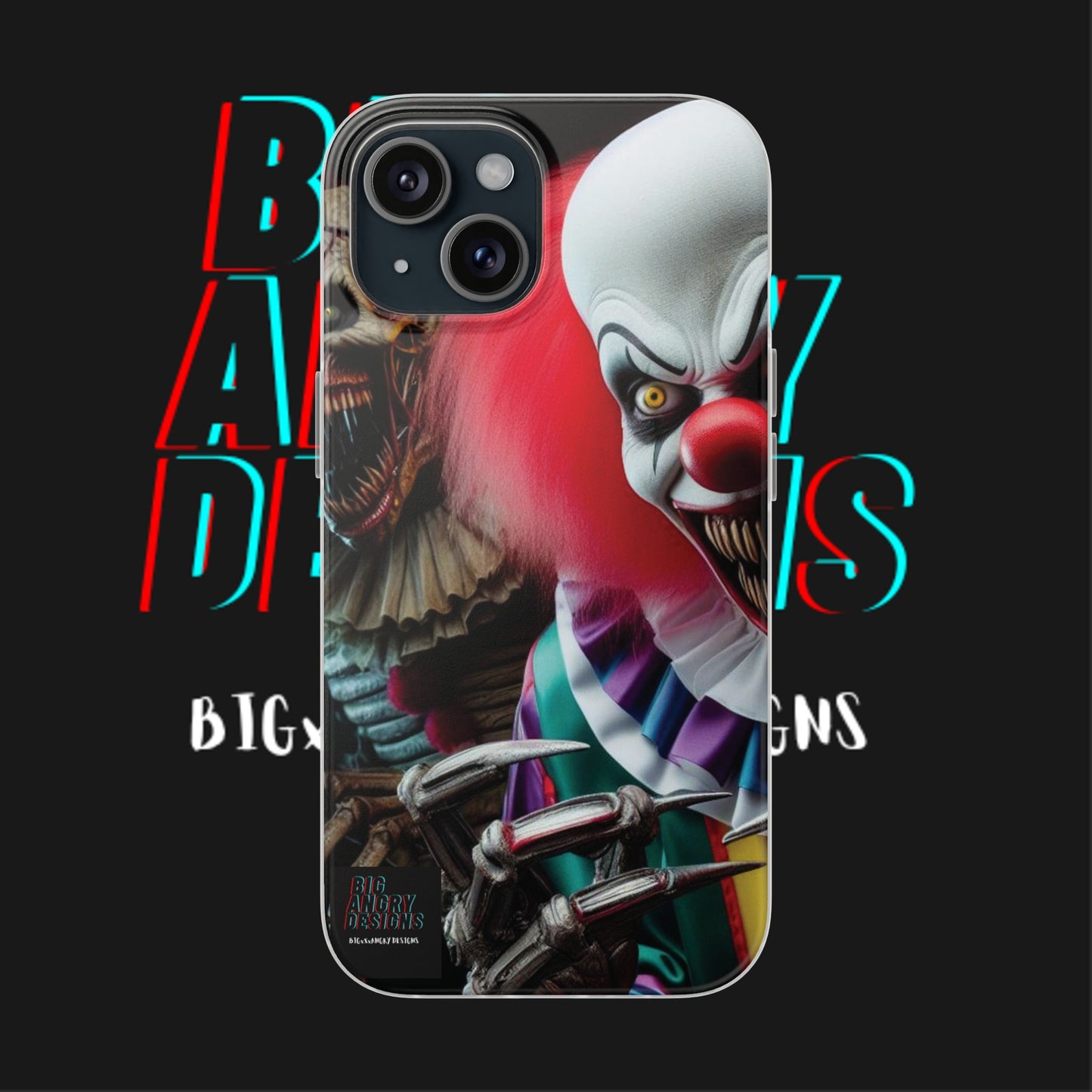 BIGxXxANGRY DESIGNS "Coulrophobia" Flex Case