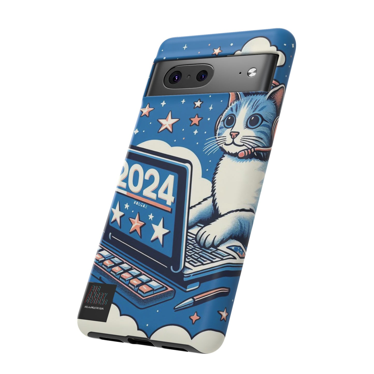 BIGxXxANGRY DESIGNS "2024  Kitty" Protective Phone Case