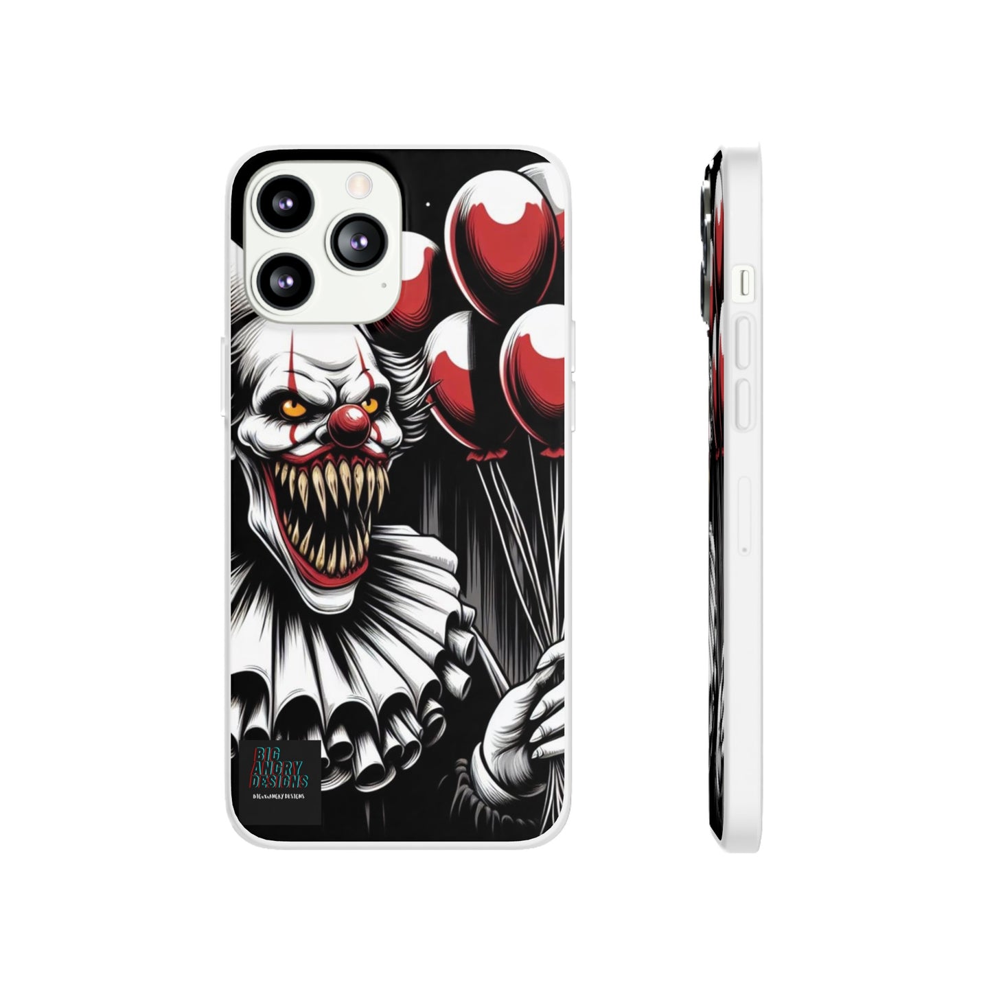 BIGxXxANGRY DESIGNS "BUBBLES THE CLOWN" Flex Case