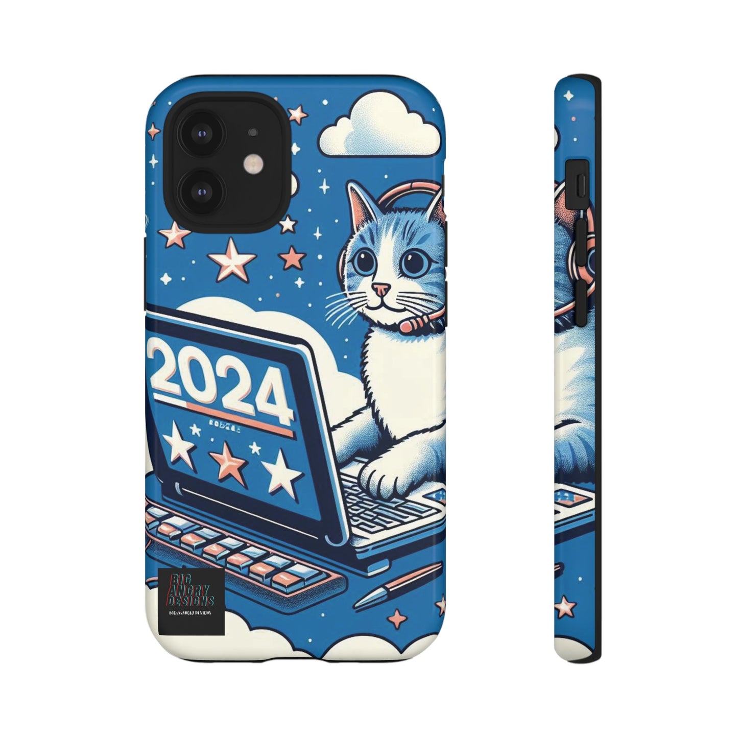 BIGxXxANGRY DESIGNS "2024  Kitty" Protective Phone Case