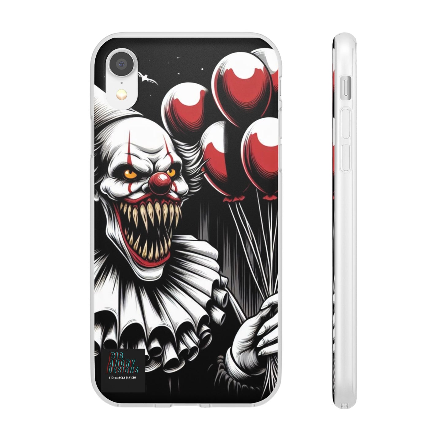 BIGxXxANGRY DESIGNS "BUBBLES THE CLOWN" Flex Case