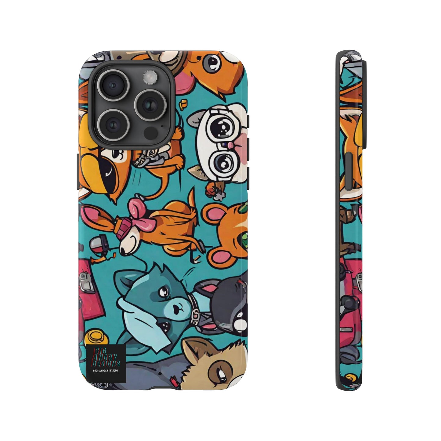 BIGxXxANGRY DESIGNS  "Paw Pals" Protective Phone Case