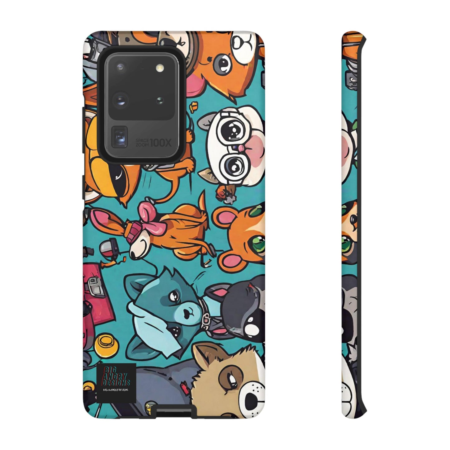 BIGxXxANGRY DESIGNS  "Paw Pals" Protective Phone Case