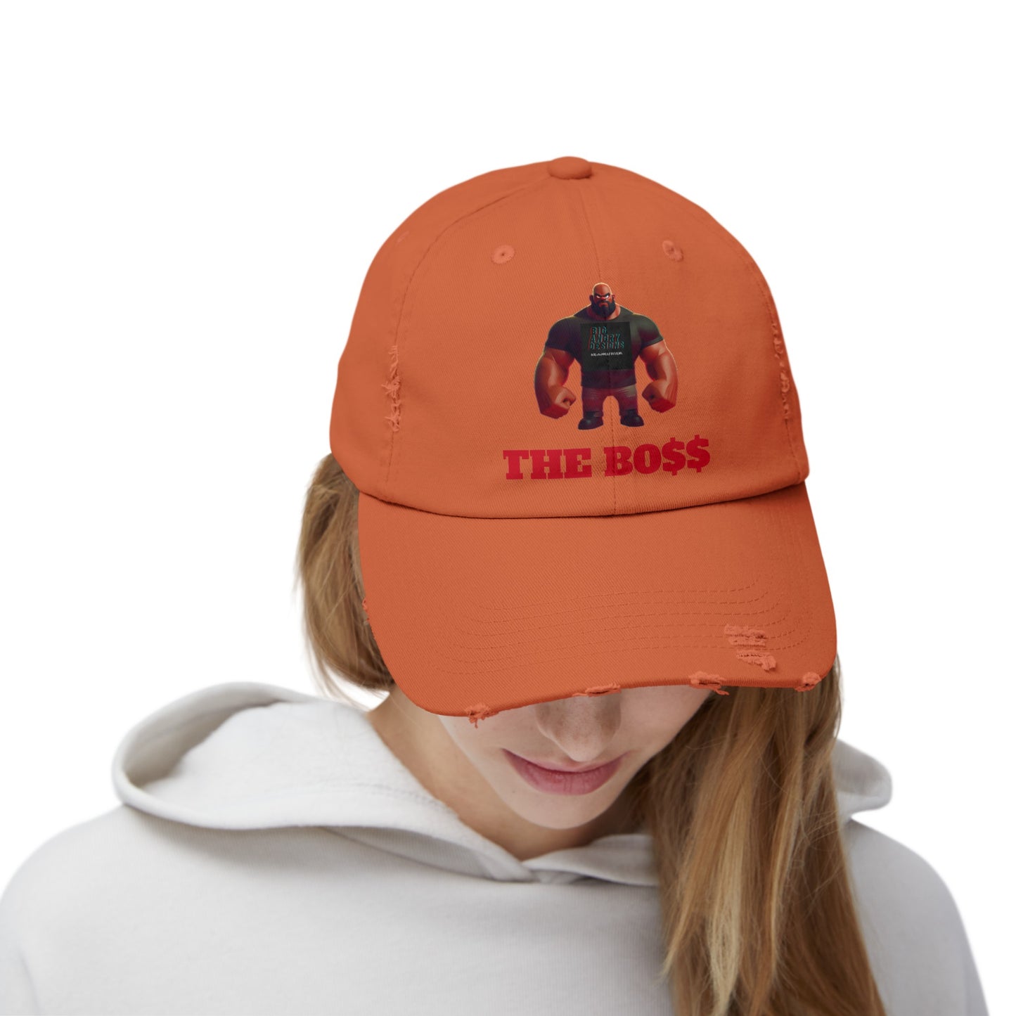 BIGxXxANGRY DESIGNS "THE BO$$" LOGO HAT