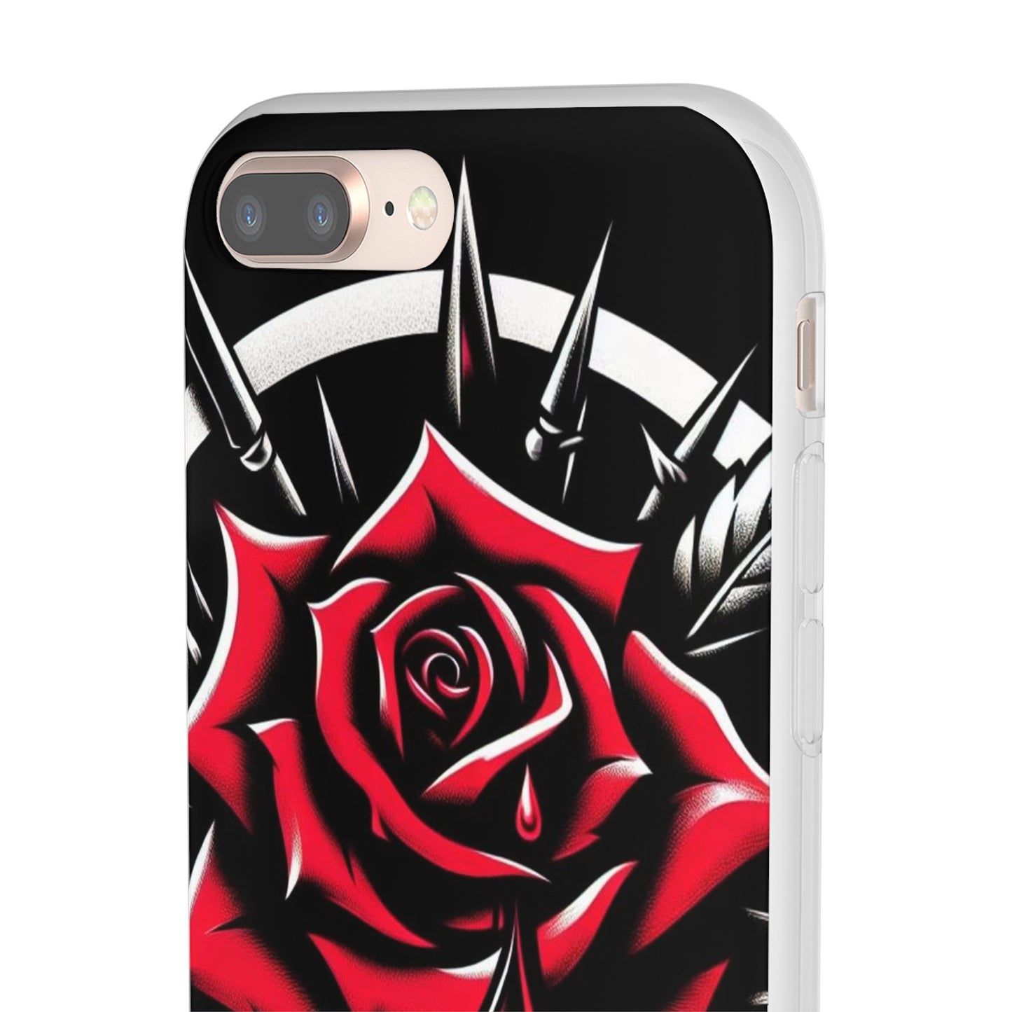 BIGxXxANGRY DESIGNS "Blood Rose" Flex Case