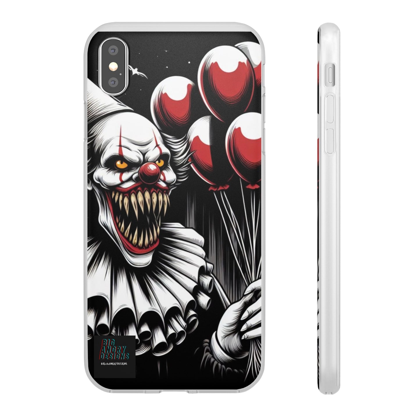 BIGxXxANGRY DESIGNS "BUBBLES THE CLOWN" Flex Case