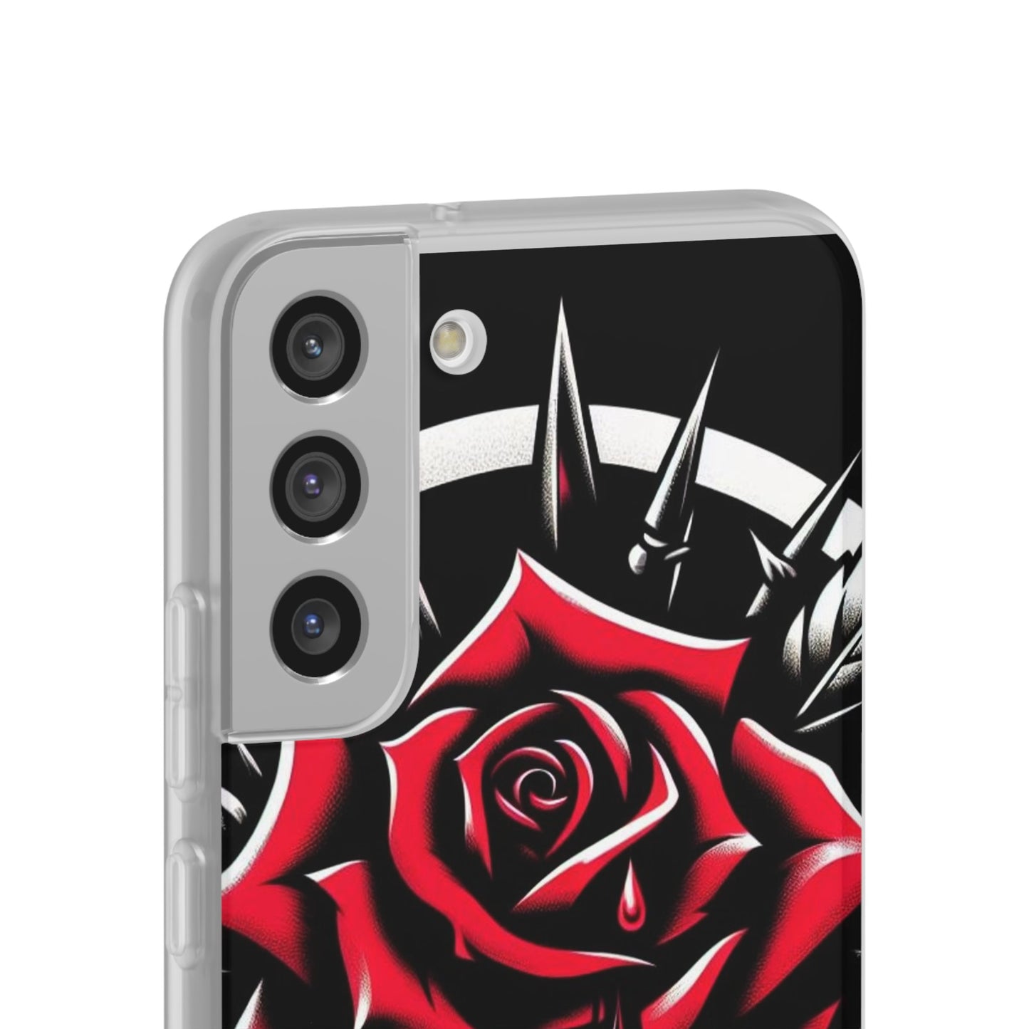 BIGxXxANGRY DESIGNS "Blood Rose" Flex Case