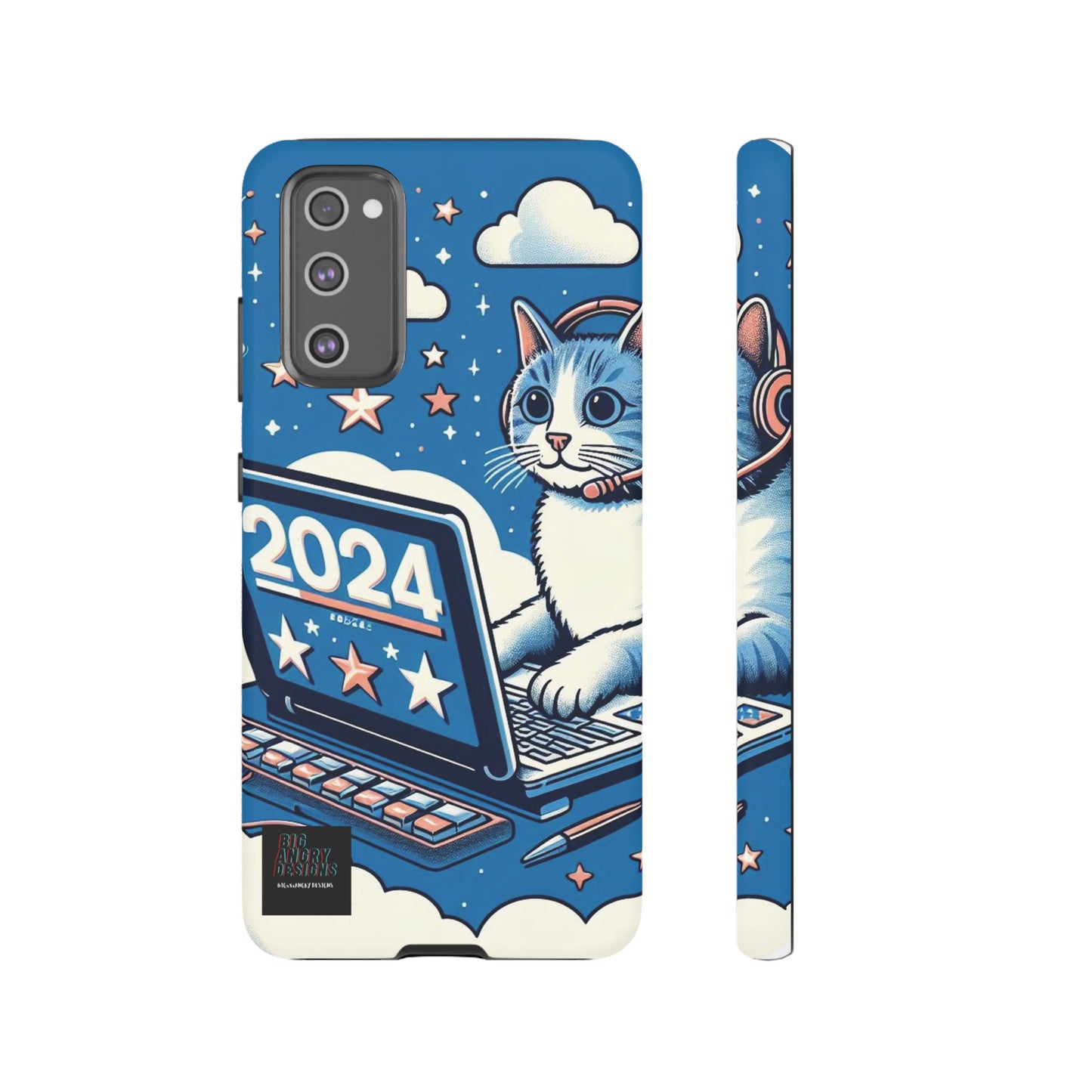 BIGxXxANGRY DESIGNS "2024  Kitty" Protective Phone Case