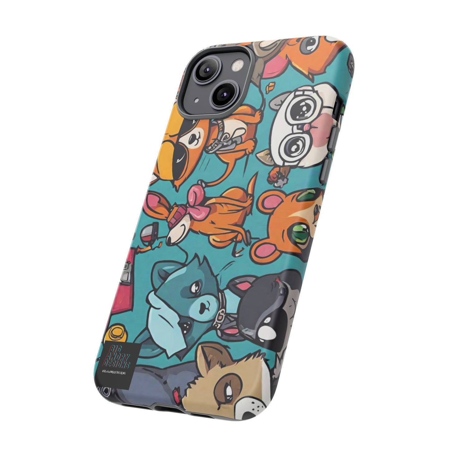 BIGxXxANGRY DESIGNS  "Paw Pals" Protective Phone Case