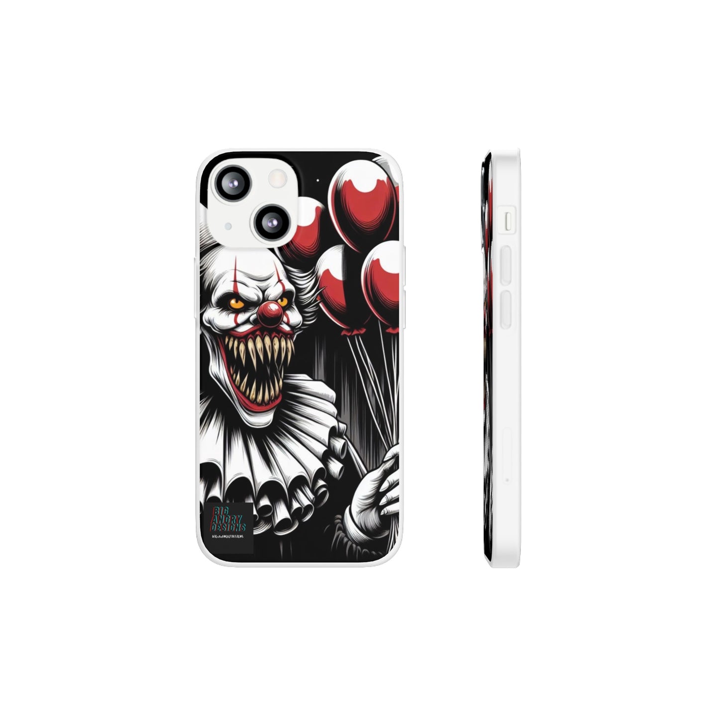 BIGxXxANGRY DESIGNS "BUBBLES THE CLOWN" Flex Case