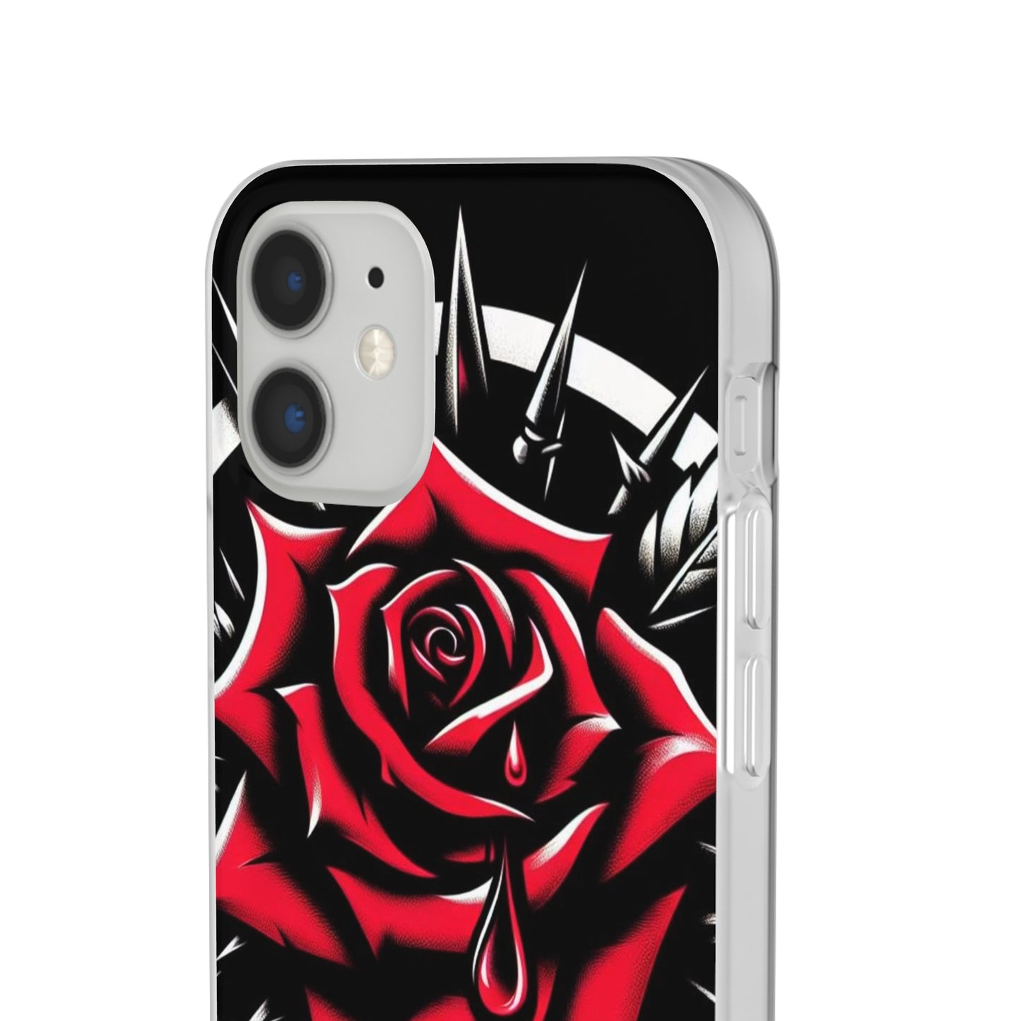 BIGxXxANGRY DESIGNS "Blood Rose" Flex Case