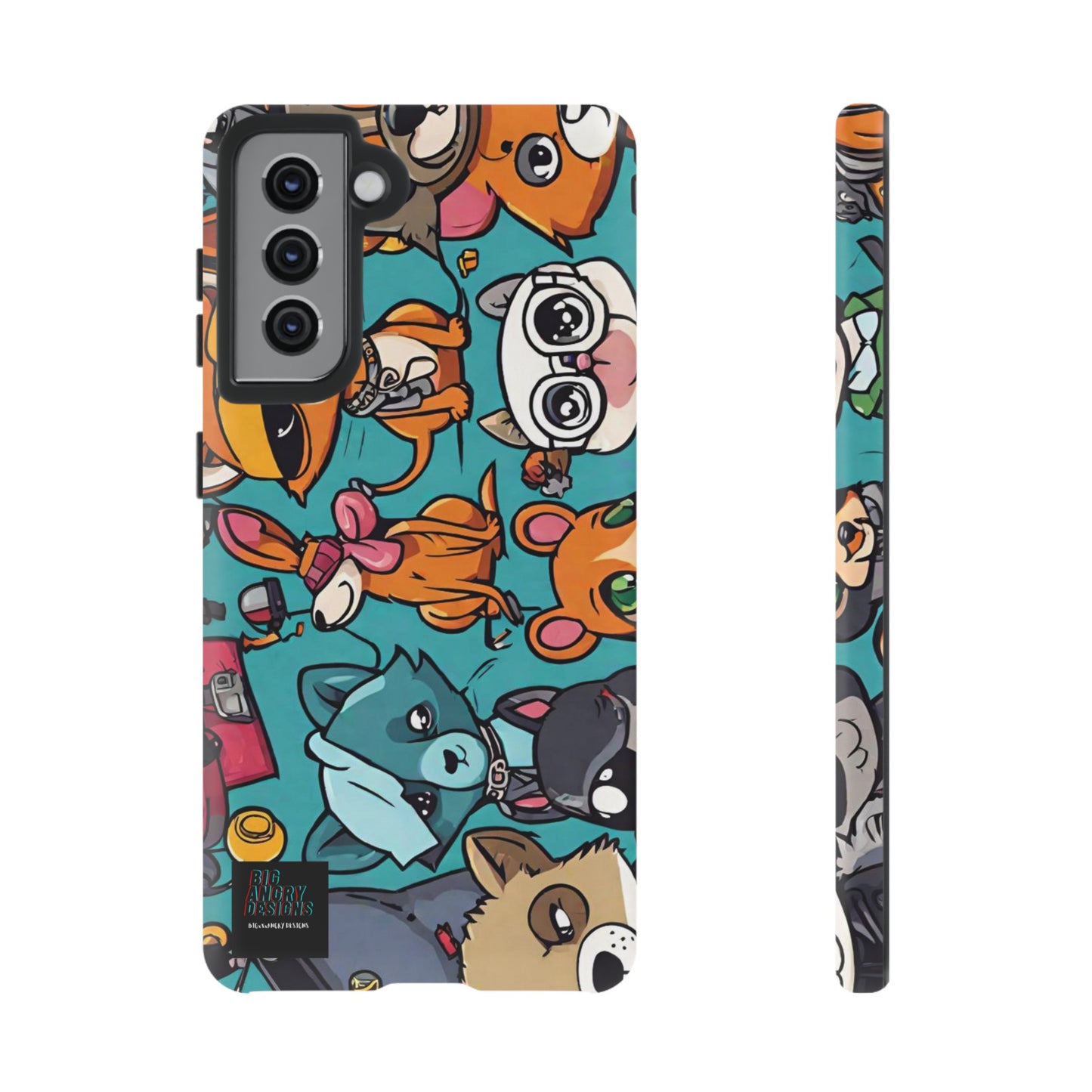 BIGxXxANGRY DESIGNS  "Paw Pals" Protective Phone Case