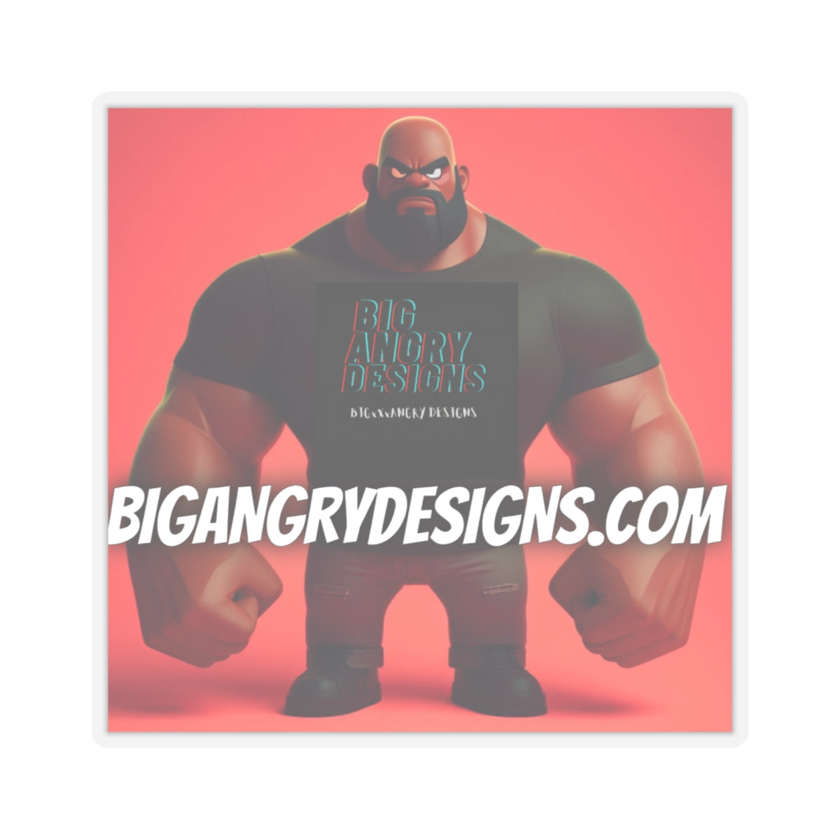 BIGxXxANGRY DESIGNS "BIG ANGRY" STICKERS