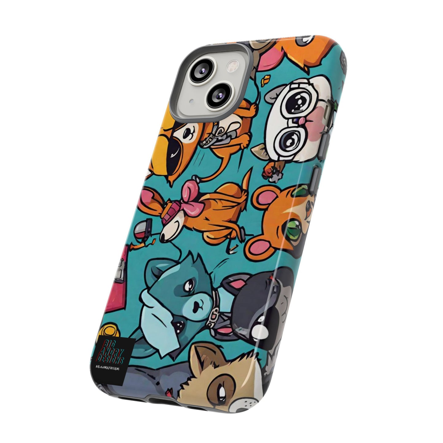 BIGxXxANGRY DESIGNS  "Paw Pals" Protective Phone Case