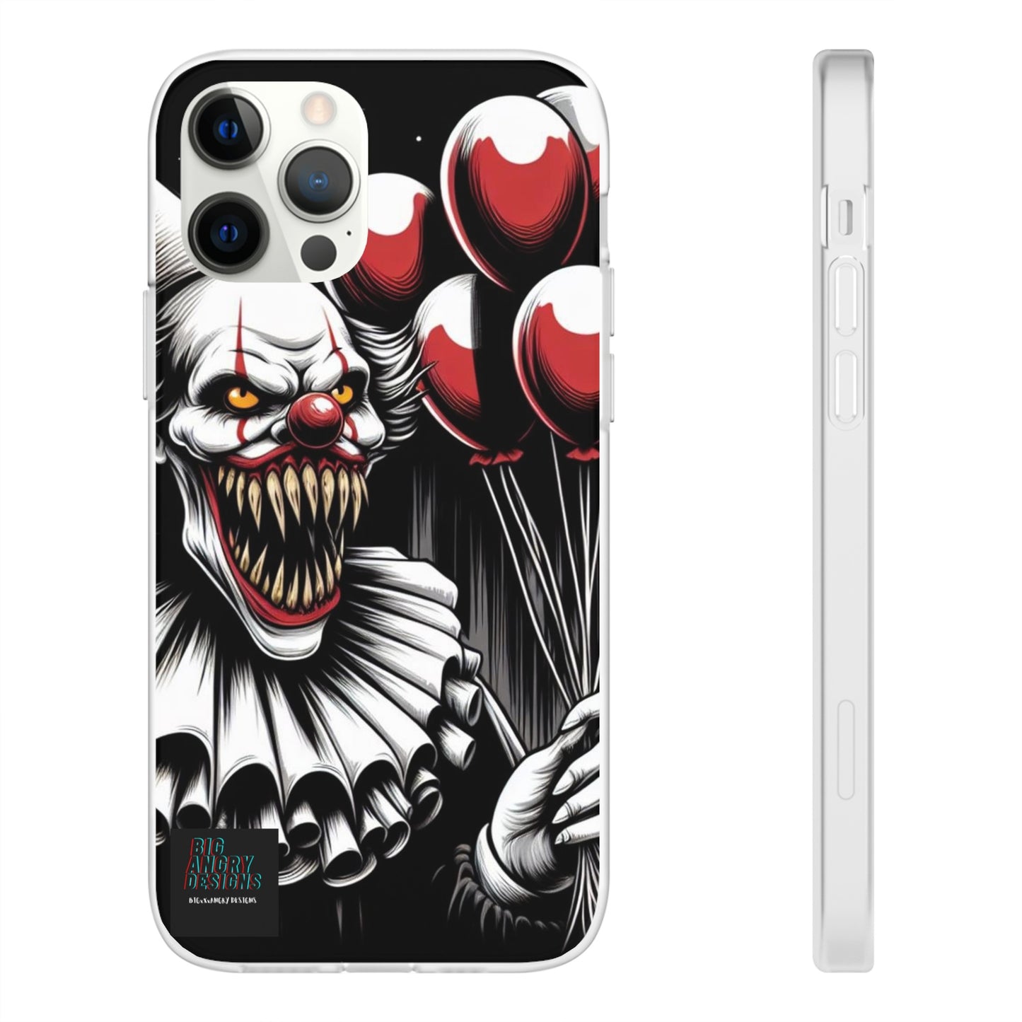 BIGxXxANGRY DESIGNS "BUBBLES THE CLOWN" Flex Case