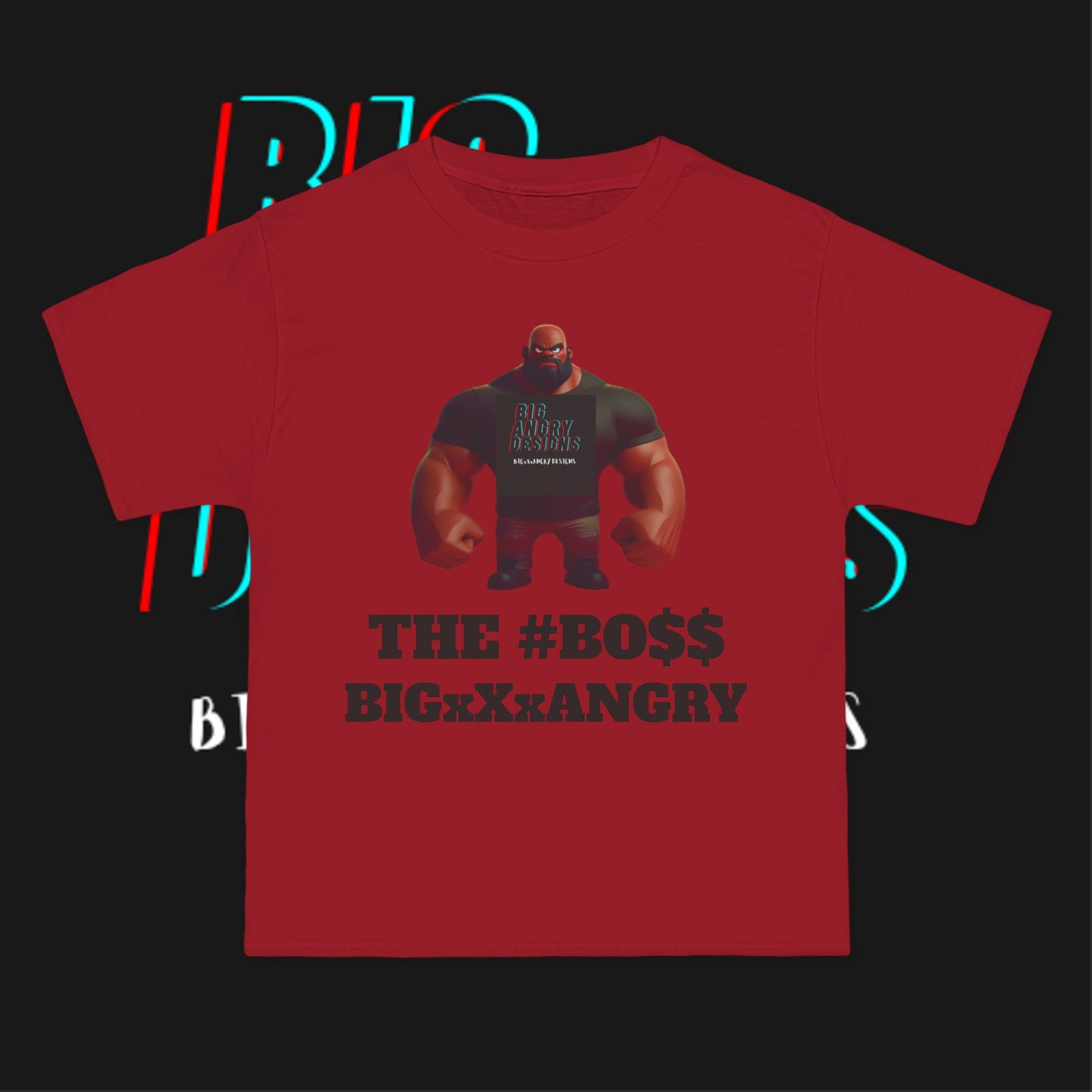 BIGxXxANGRY DESIGNS "THE #BOSS" T-SHIRT