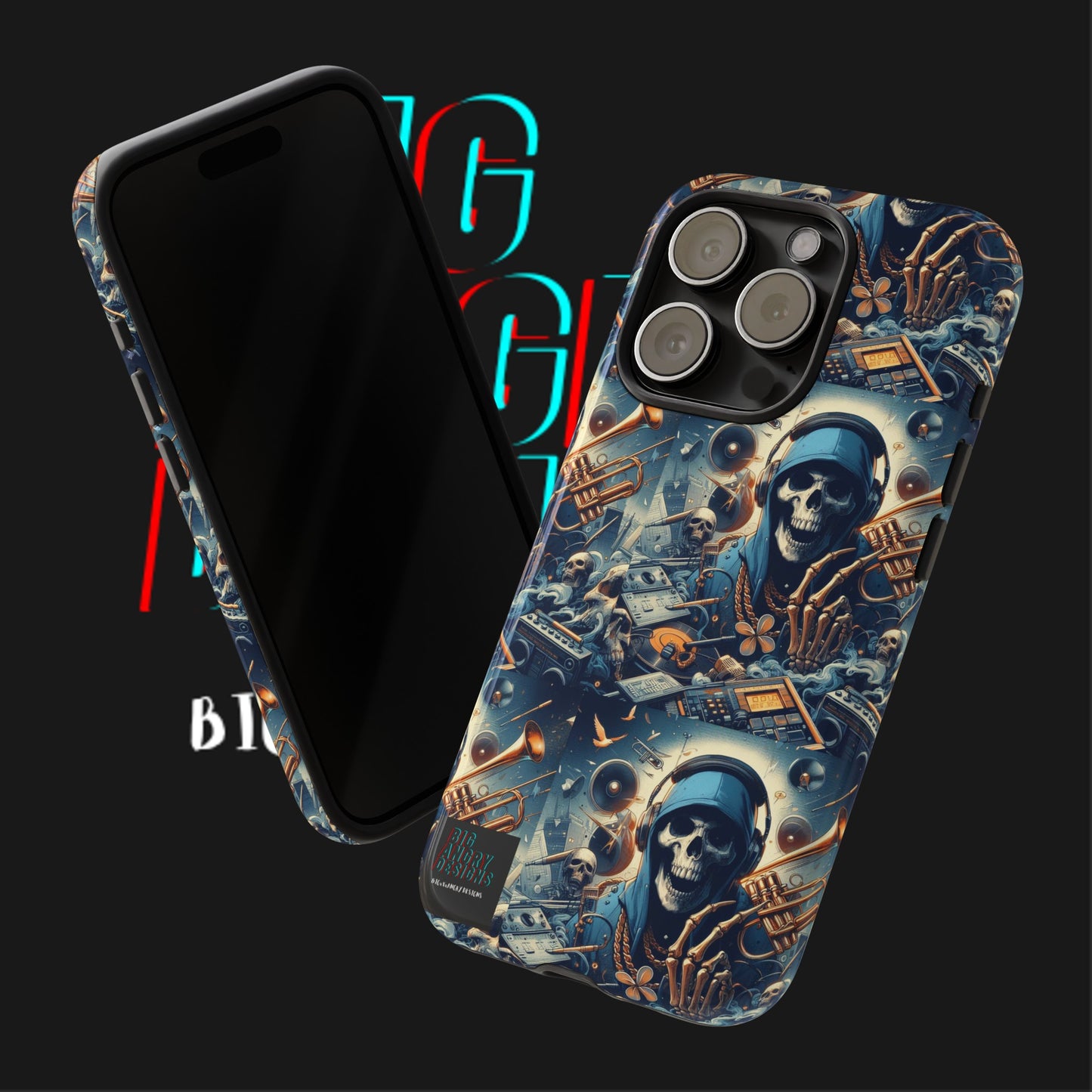 BIGxXxANGRY DESIGNS "Cosmic Jam" Protective Phone Case