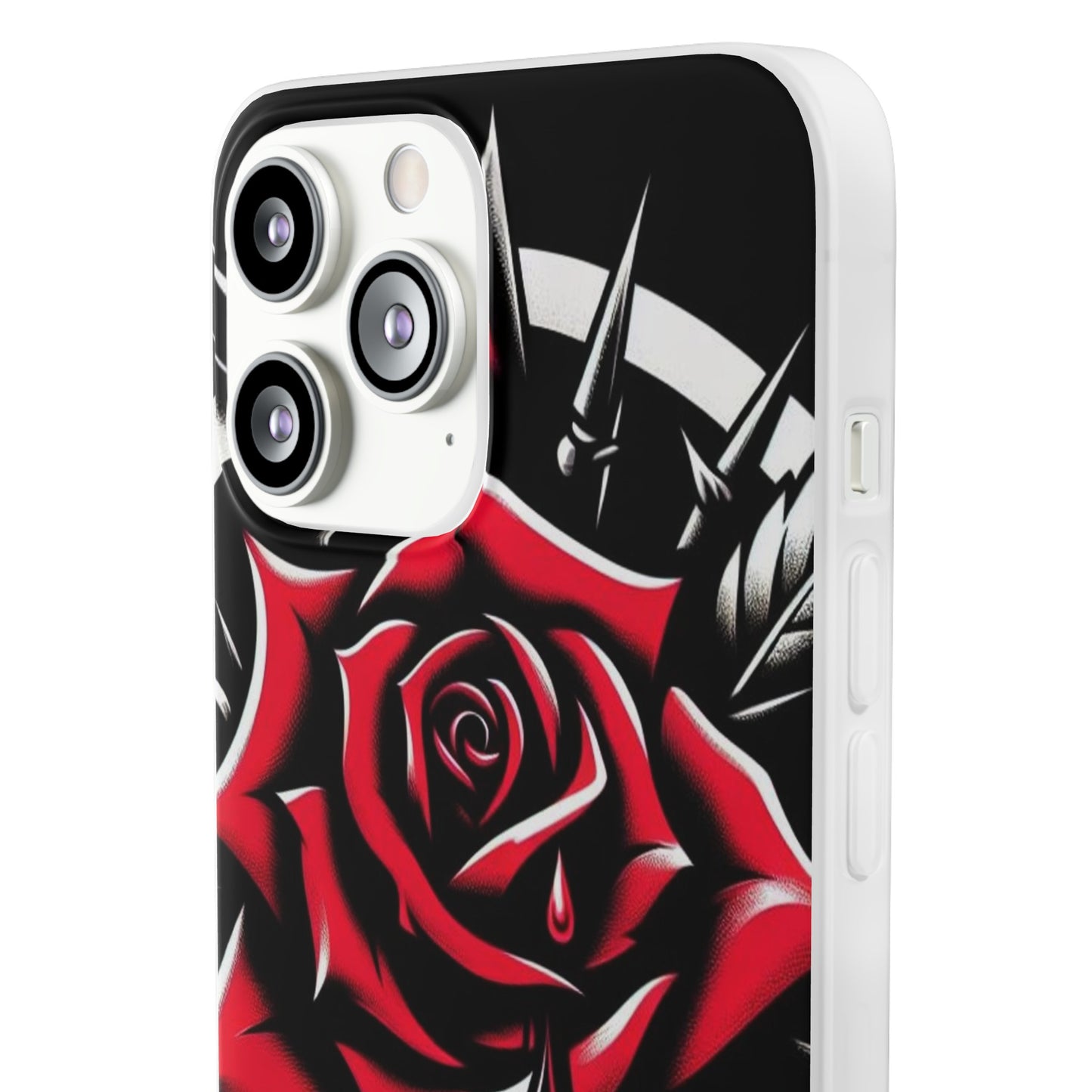 BIGxXxANGRY DESIGNS "Blood Rose" Flex Case