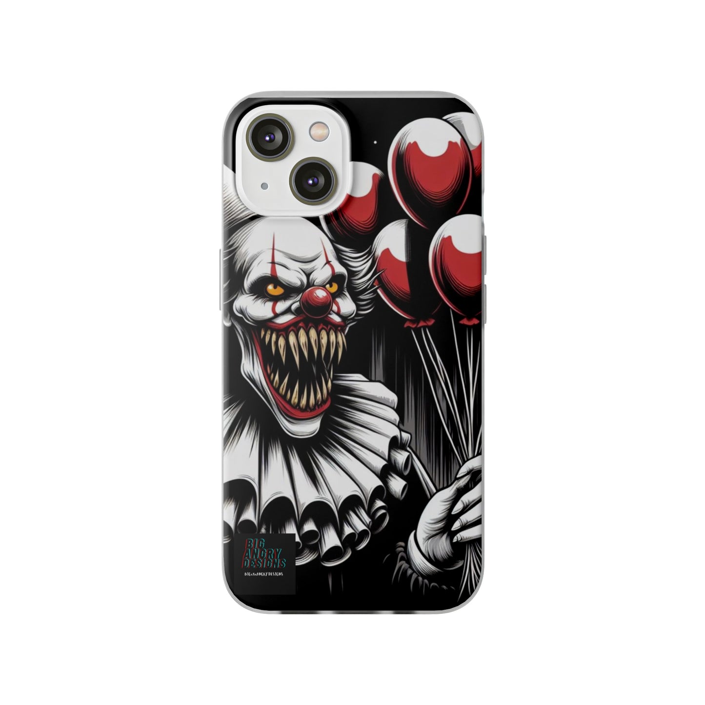 BIGxXxANGRY DESIGNS "BUBBLES THE CLOWN" Flex Case