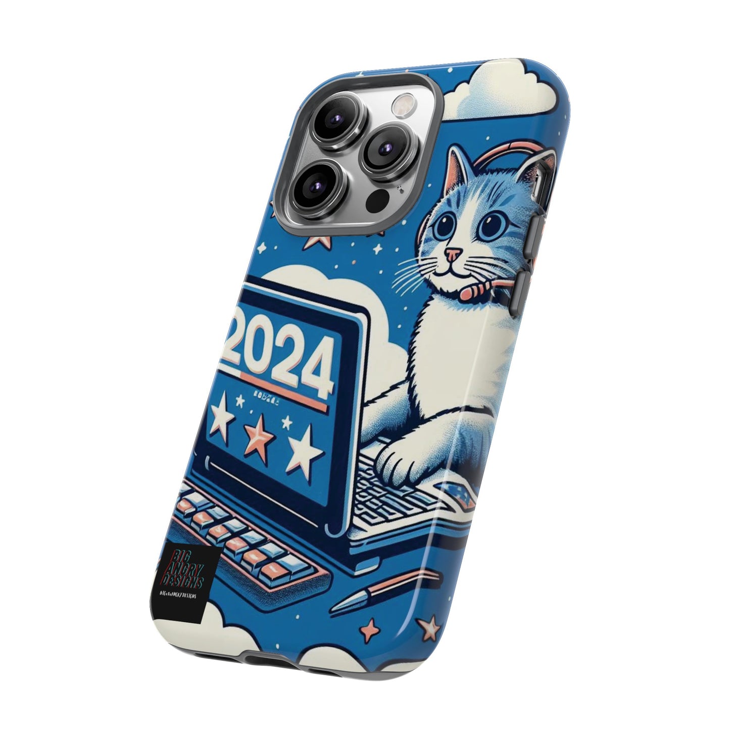 BIGxXxANGRY DESIGNS "2024  Kitty" Protective Phone Case