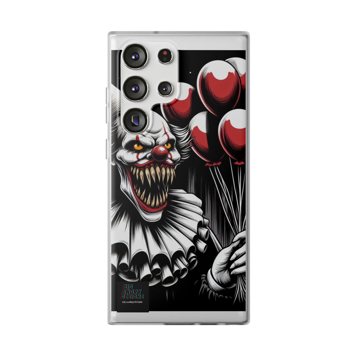 BIGxXxANGRY DESIGNS "BUBBLES THE CLOWN" Flex Case