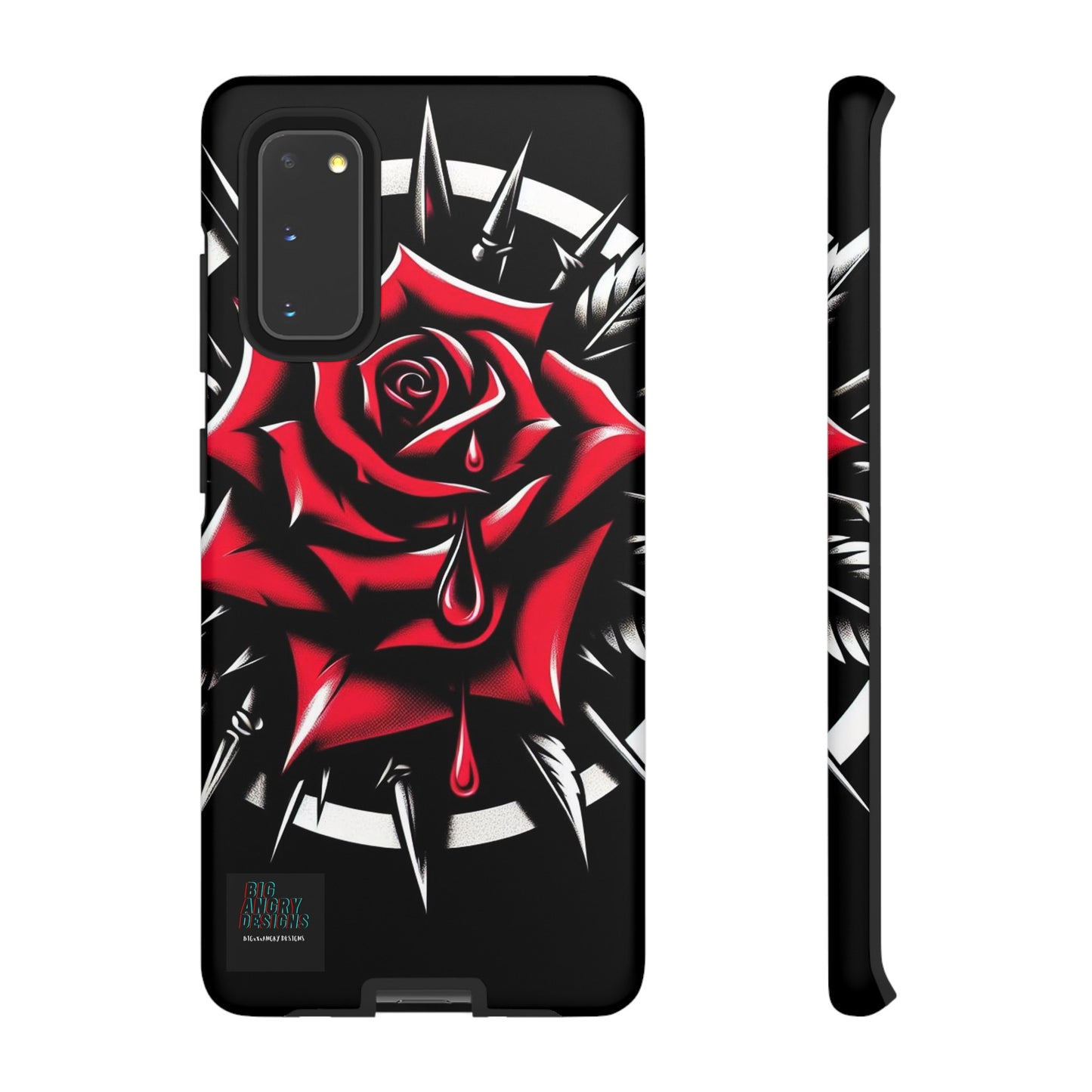 BIGxXxANGRY DESIGNS "Blood Rose" Protective Phone Case