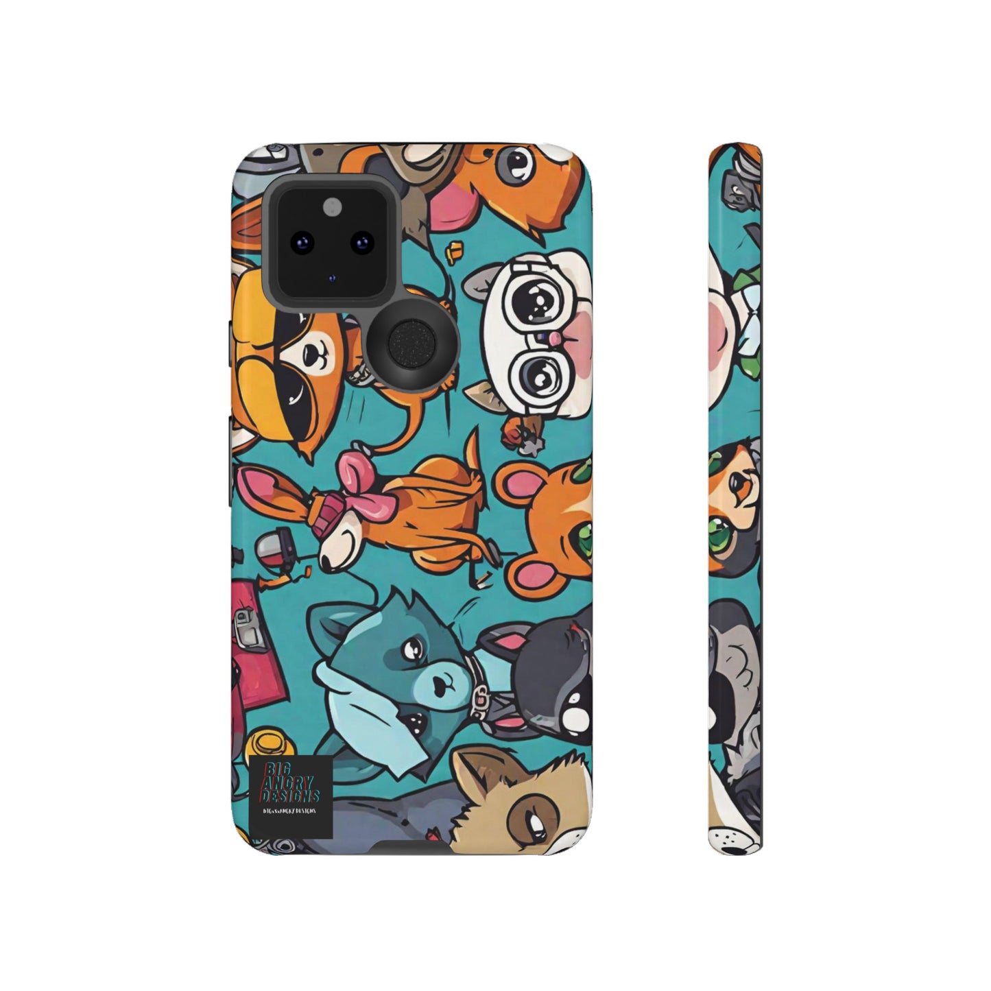 BIGxXxANGRY DESIGNS  "Paw Pals" Protective Phone Case