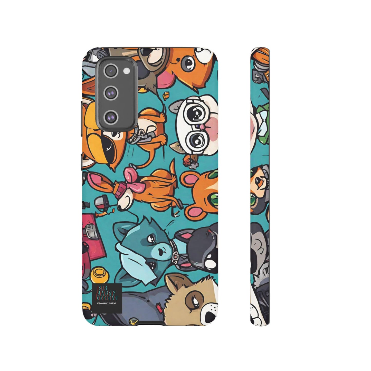 BIGxXxANGRY DESIGNS  "Paw Pals" Protective Phone Case