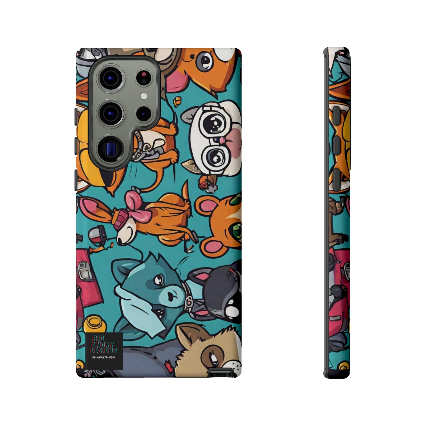 BIGxXxANGRY DESIGNS  "Paw Pals" Protective Phone Case