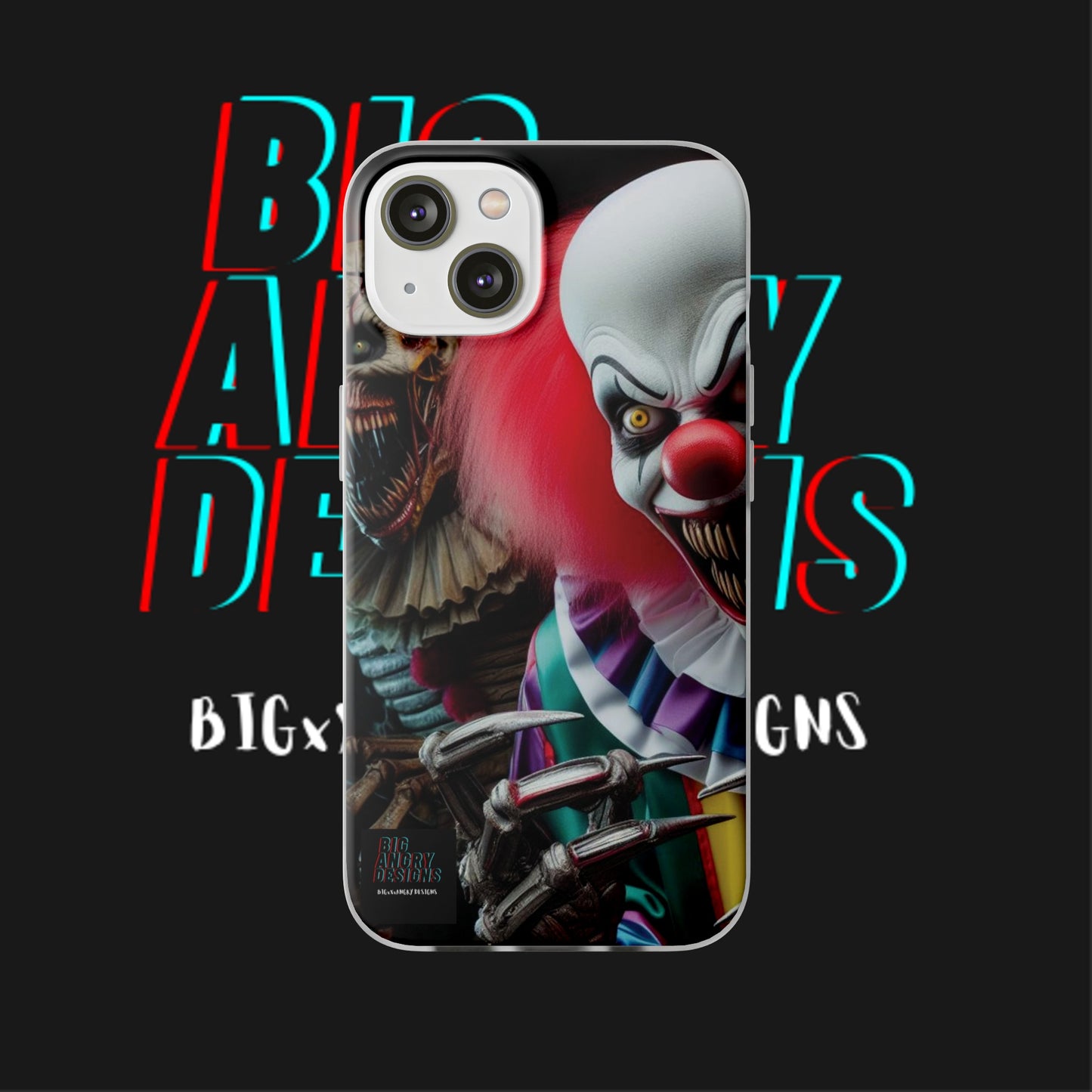 BIGxXxANGRY DESIGNS "Coulrophobia" Flex Case